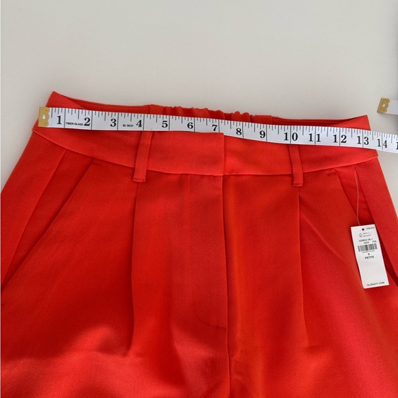 NWT Old Navy Extra High-Waisted Taylor Wide-Leg Trouser Pants Orange - Picture 5 of 9